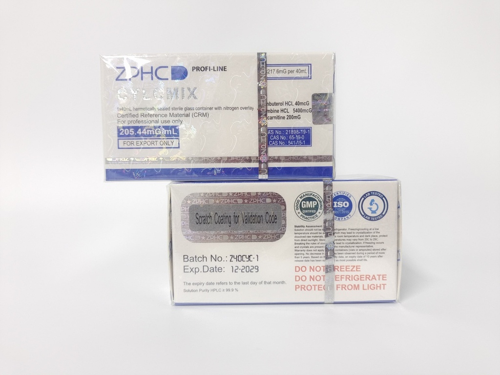 CLENBUTEROL 40mcg  & YOHMBINE 5400mcg