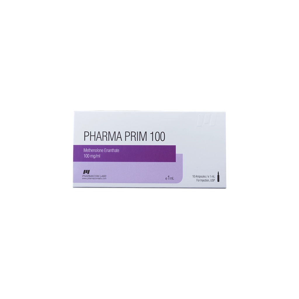 [001010038] PHARMA PRIM 100 Methenolone Enanthate - Primobolan - 100 MG/ML - 10 X 1 ML AMPULE - Pharmacom LABS