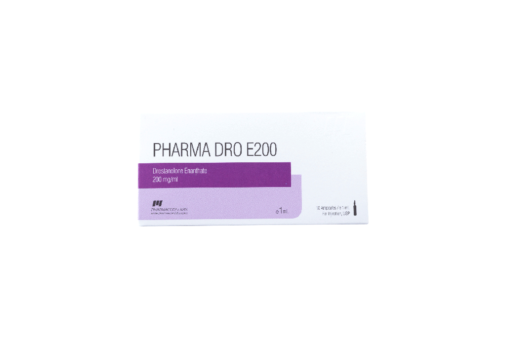 [001010043] PHARMA DRO E 200 - Drostanolone Enanthate - 200 MG/ML - 10 X 1 ML AMPULE - Pharmacom LABS