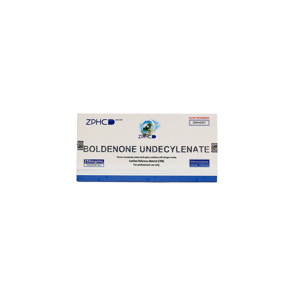 [002010023] Boldenone Undecylenate  - 250 MG/ML - 10 X 1 ML AMPULE - ZPHC PHARMA