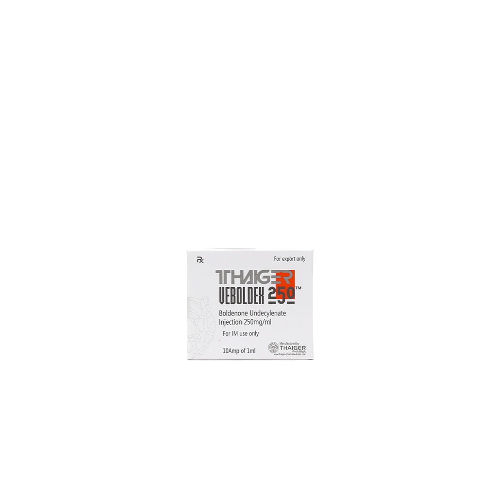 [003010021] Veboldex-250 - Boldenone Undecylenate - 250 MG/ML - 10 X 1 ML AMPULE - Thaiger Pharma