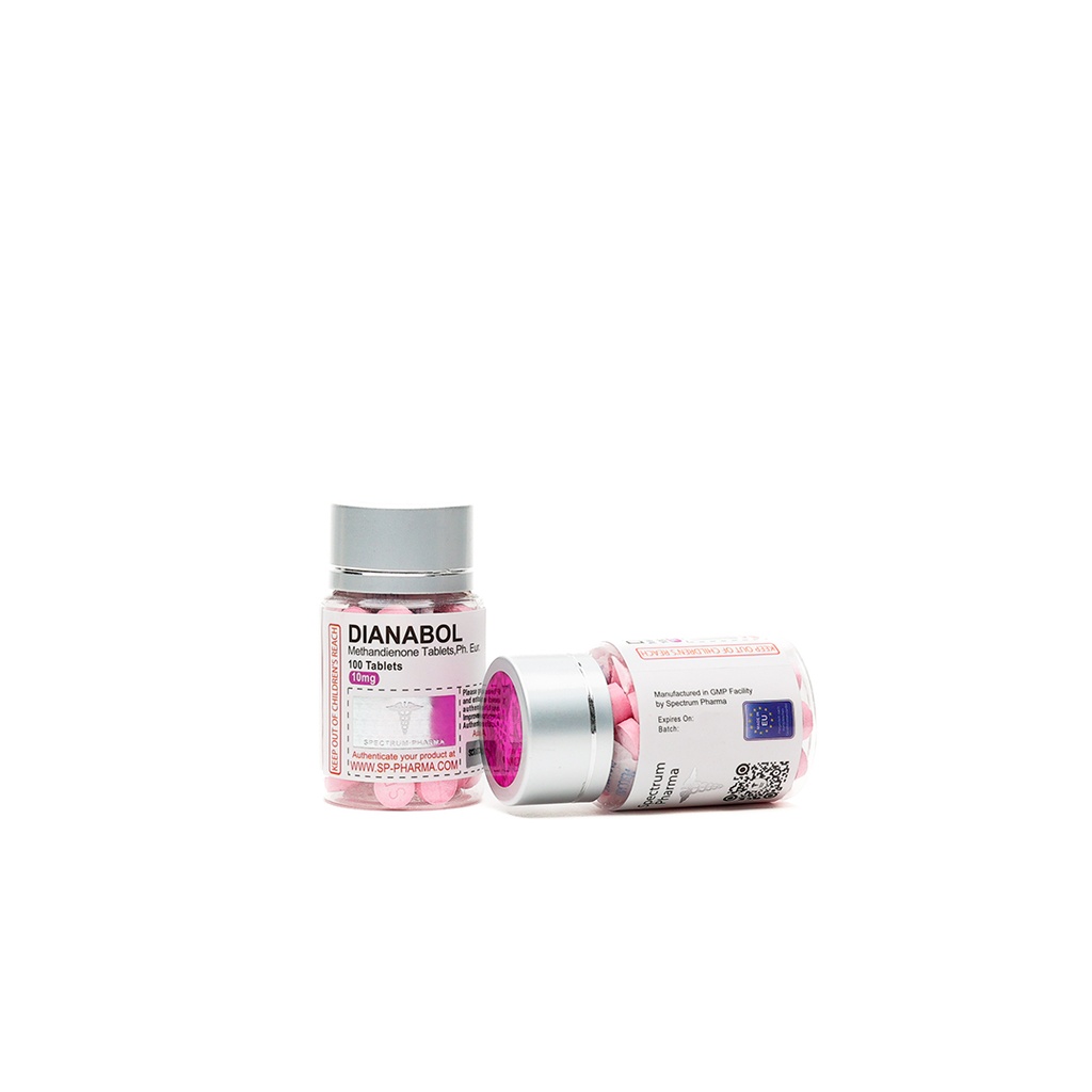 [004140039] Dianabol 10 - Methandienone - 10 MG / pill  - 100 Tablets Bottle - Spectrum PHARMA
