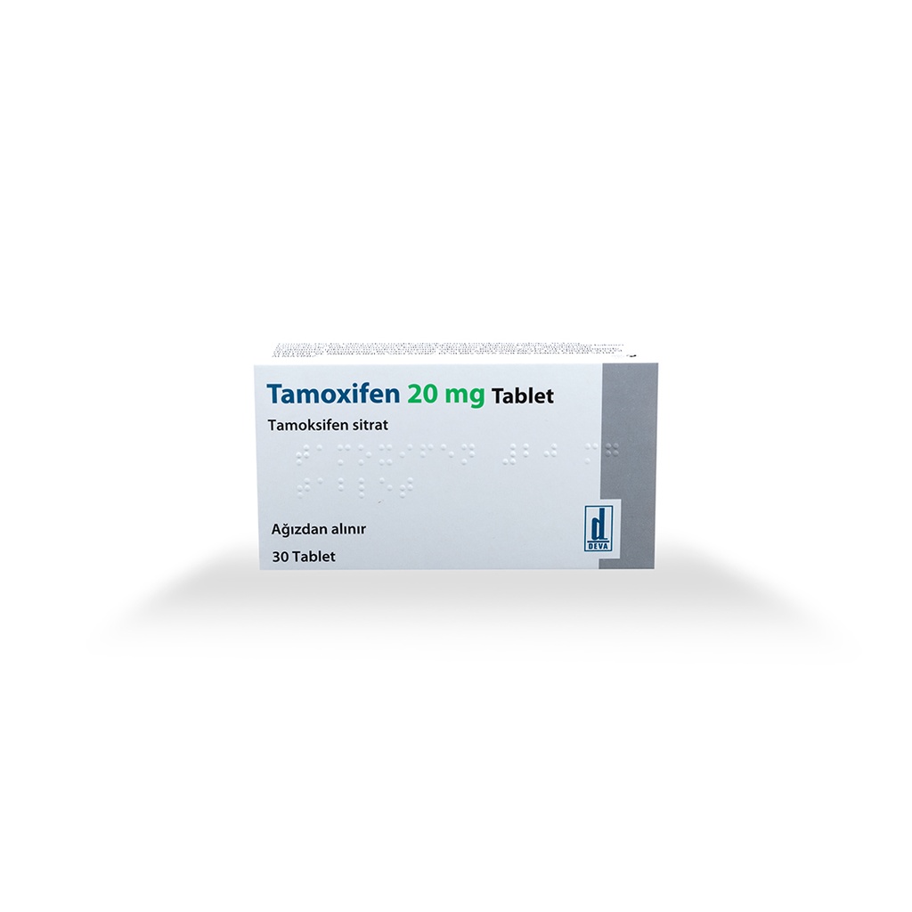 [007140016] TAMOXIFEN 20 MG 30 TB TURKEY(Nolvadex) - Nolvadex - 30 Tablets Blisters Box  - DEVA
