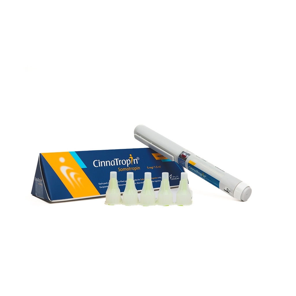 [009060001] CINNATROPIN  - Somatropin (2-8 C) - 15 IU / PEN - 5 MG / 1.5 ML PEN - Cinnagen 