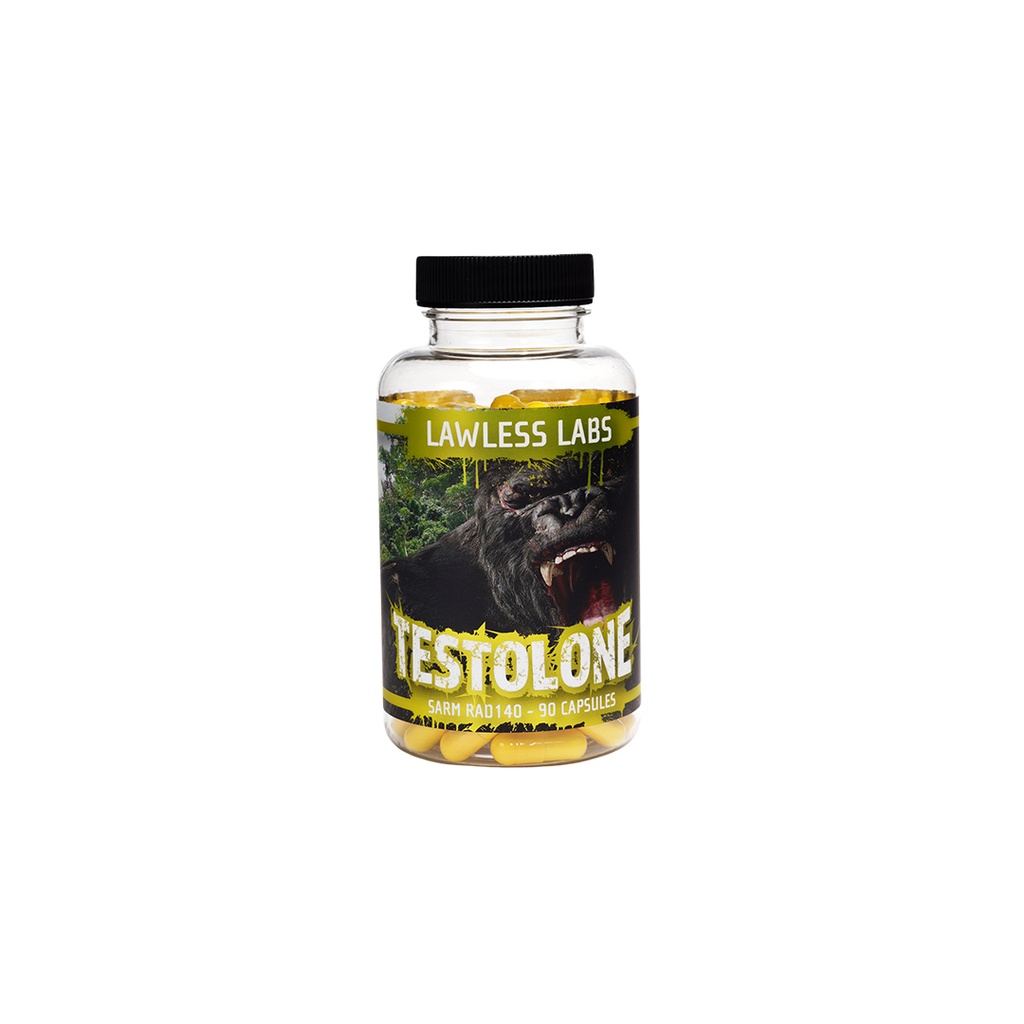 [015140001] TESTOLONE  - RAD140 CAPS - 10 MG / pill  - 90 CAPSULES Bottle - LAWLESS LABS