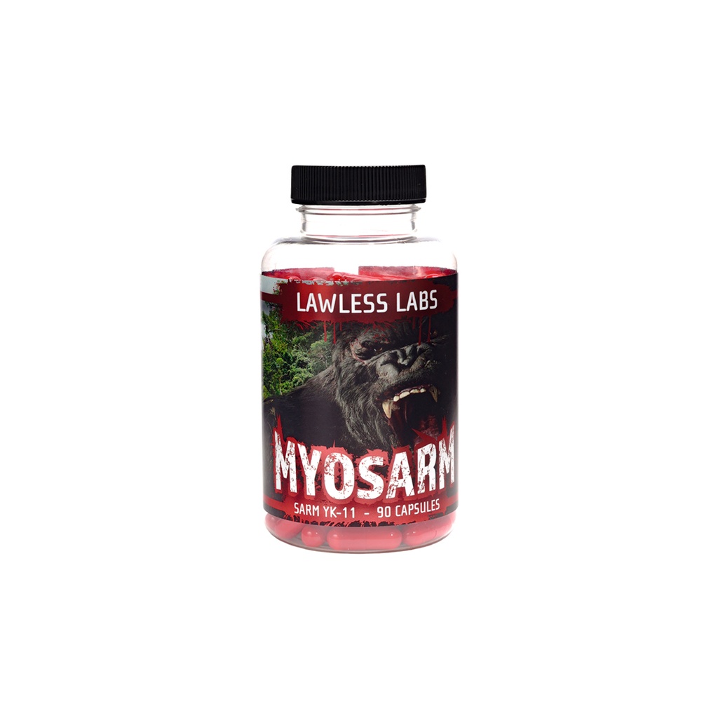 [015140010] MYOSARM  - YK 11 Myostatin - 5 MG / pill - 90 CAPSULES Bottle - LAWLESS LABS