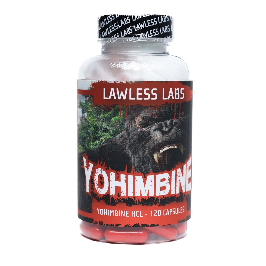 [015140039] Yohimbine HCL - 5 MG / pill  - 120 CAPSULES Bottle - LAWLESS LABS