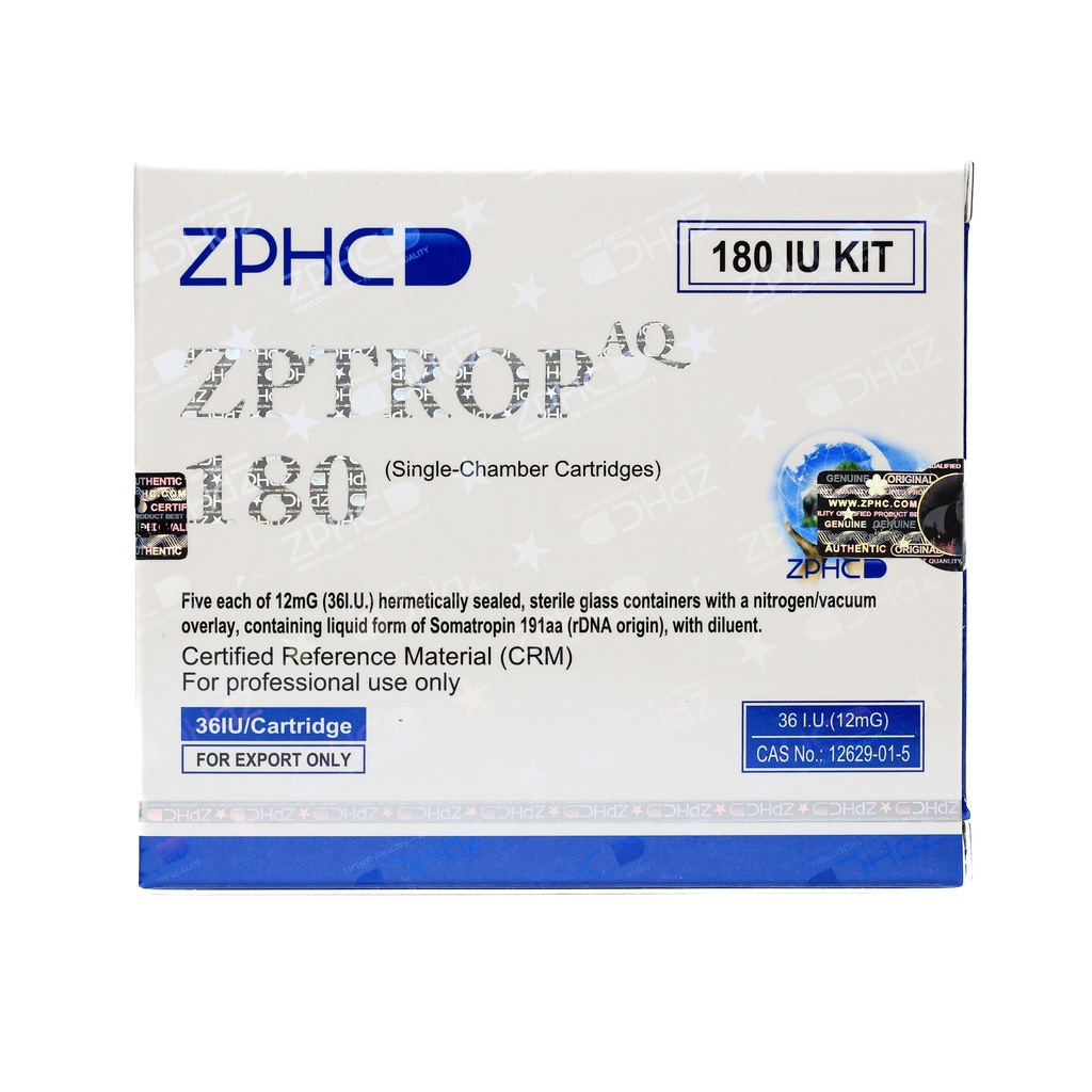 ZPTROP 180 IU  (AQ Cartridges ONLY) 