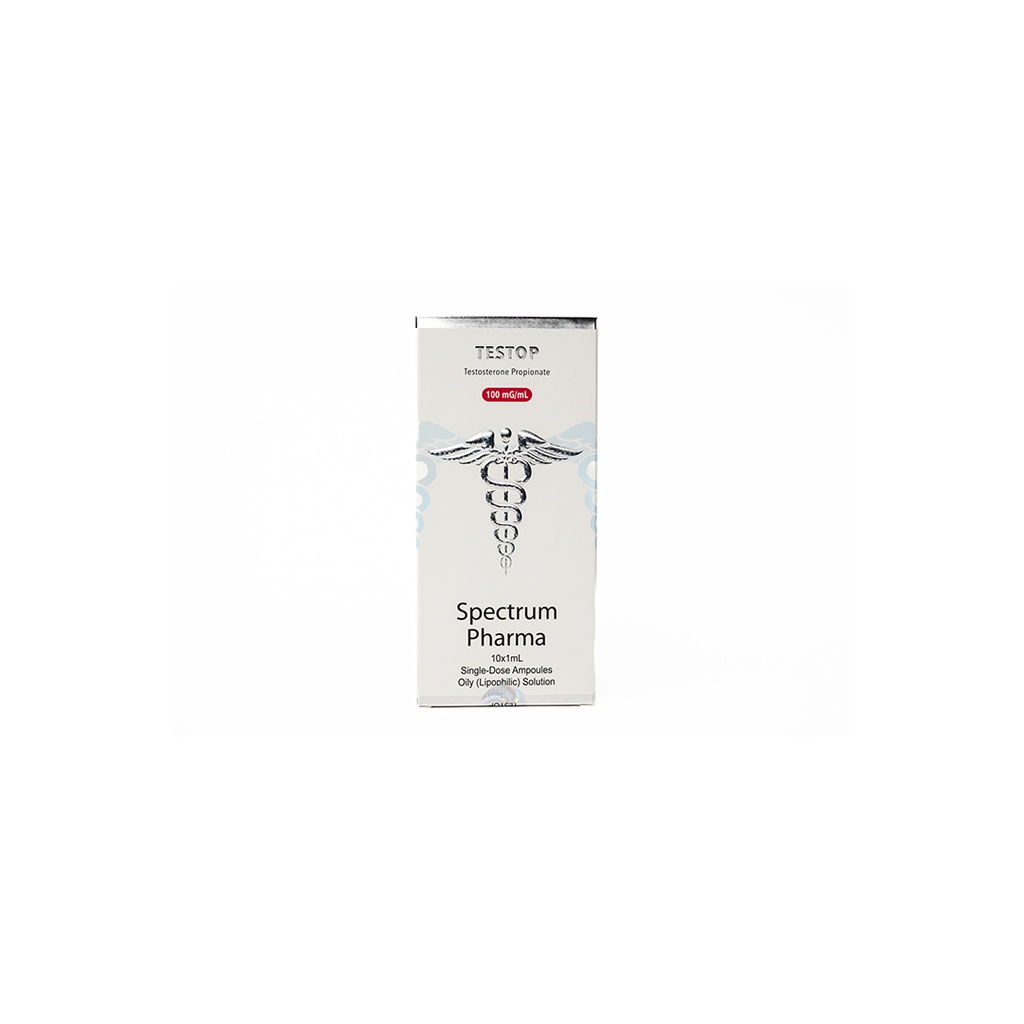 [004010058] TESTOP - Testosterone Propionate  - 100 MG/ML - 10 X 1 ML AMPULE - Spectrum PHARMA