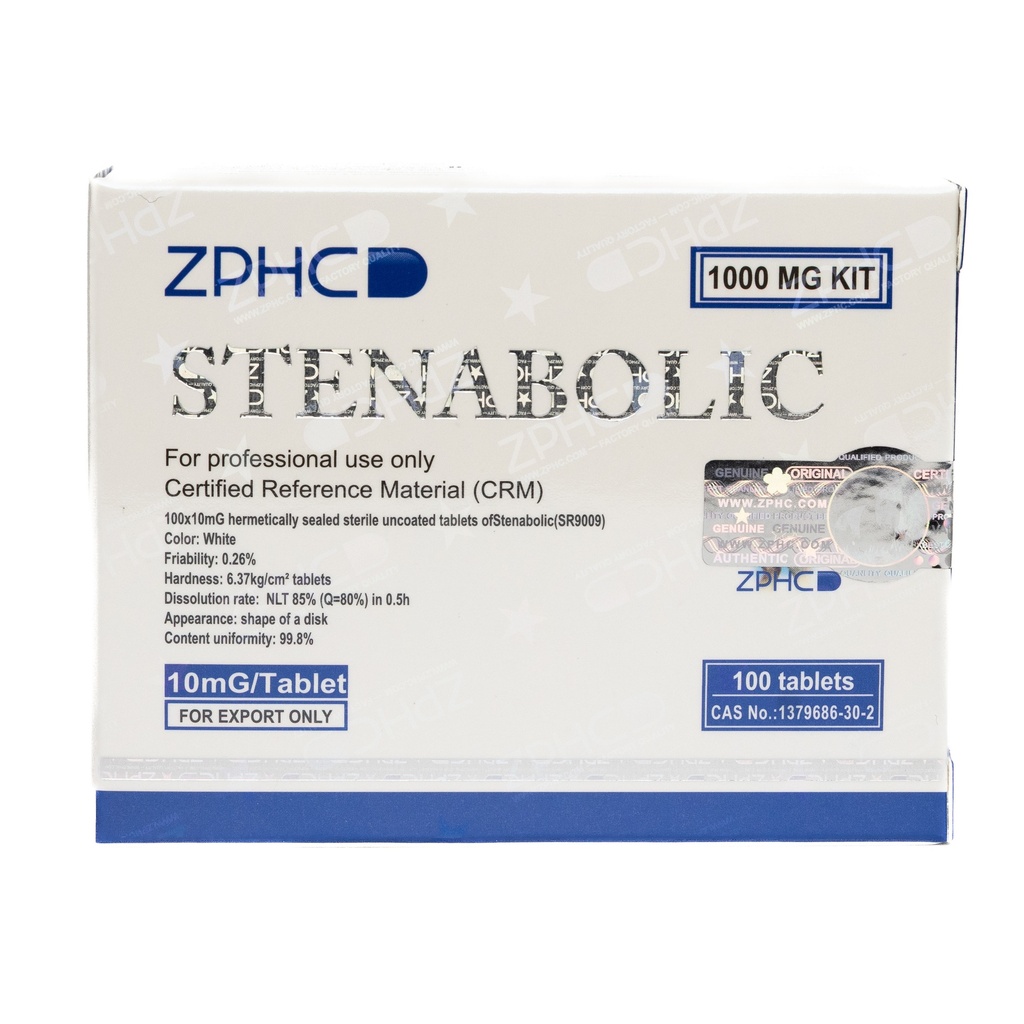 [002140189] STENABOLIC - SR9009 CAPS - 10 MG / pill  - 100 Tablets Blisters Box  - ZPHC PHARMA