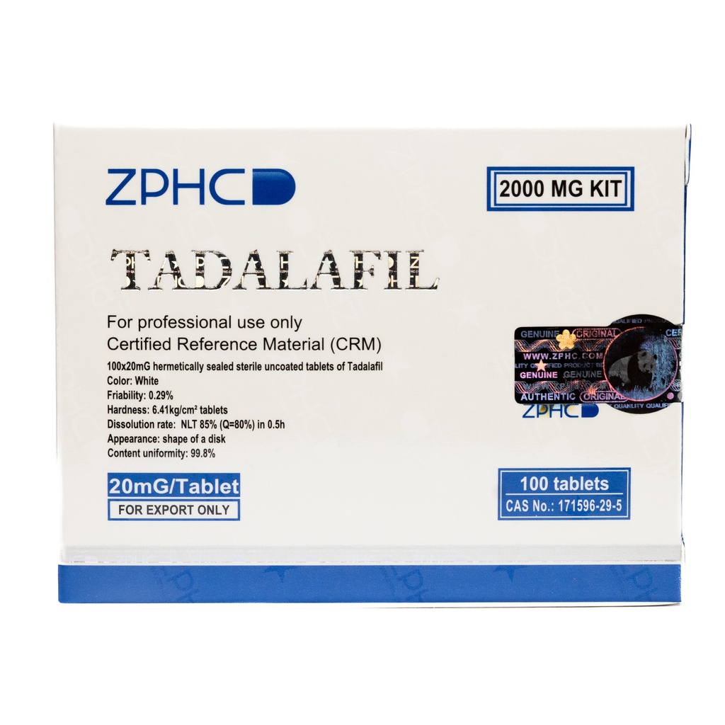 [002140198] TADALAFIL - CIALIS - 20 MG / pill  - 100 Tablets Blisters Box  - ZPHC PHARMA
