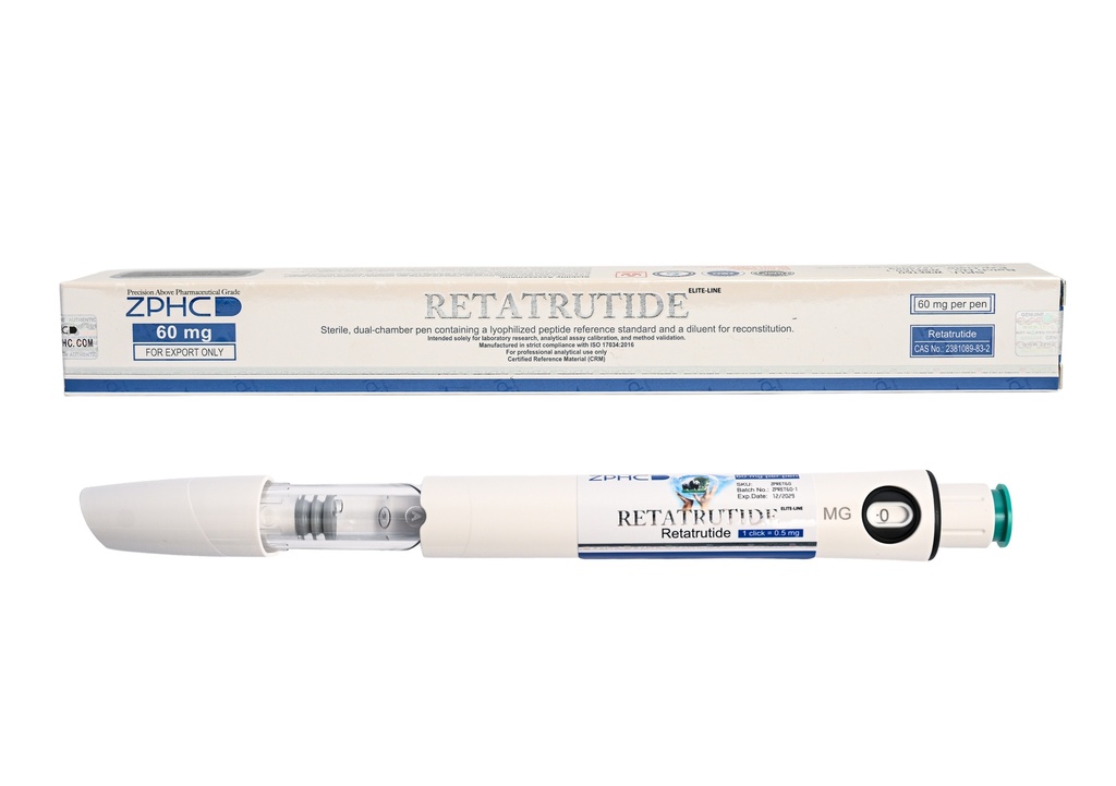 [002100214] Retatrutide AQ 60 - 60 MG / PEN - Dual chamber cartridge - ZPHC PHARMA
