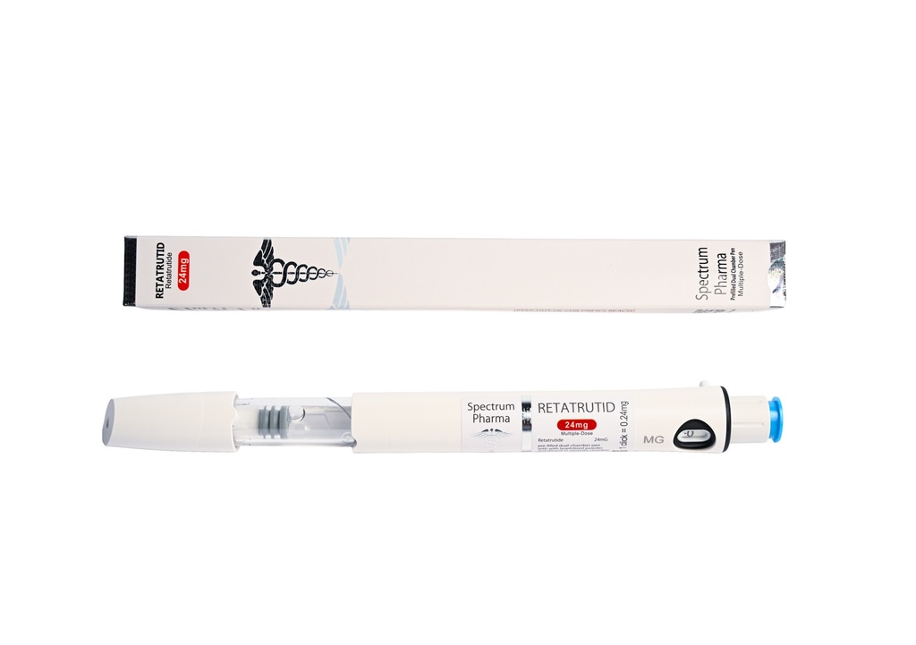 [004100059] Retatrutide 24 AQ - (2-8 C) - 24 MG / PEN - 24 MG / 3 ML PEN - Spectrum PHARMA
